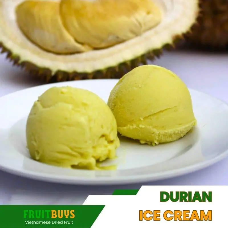 FruitBuys Vietnam Durian Ice Cream 23102 FruitBuys Vietnam Durian Ice Cream 23102