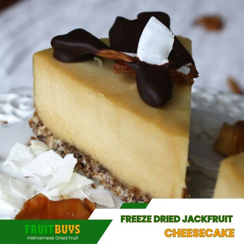 FruitBuys Vietnam Freeze Dried Jackfruit Cheesecake 23107 FruitBuys Vietnam Freeze Dried Jackfruit Cheesecake 23107