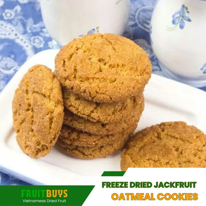 FruitBuys Vietnam Freeze Dried Jackfruit Oatmeal Cookies 23107 FruitBuys Vietnam Freeze Dried Jackfruit Oatmeal Cookies 23107