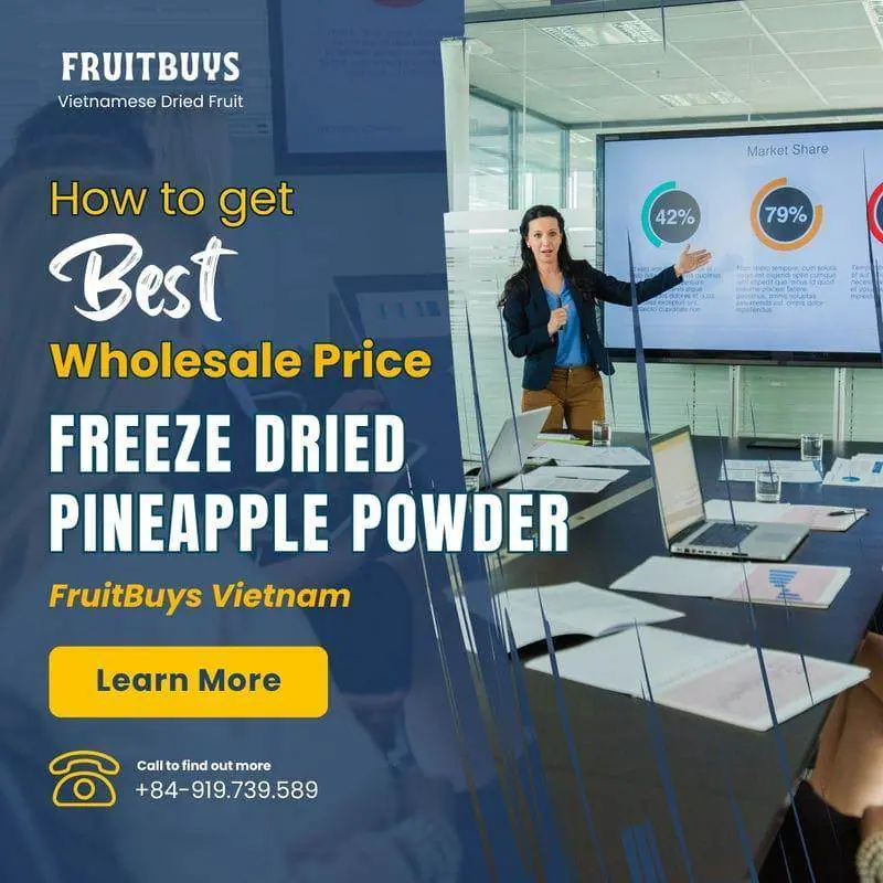 FruitBuys Vietnam How to Get the Best Wholesale Price Freeze Dried Pineapple Powder 231024 FruitBuys Vietnam How To Get The Best Wholesale Price Freeze Dried Pineapple Powder 231024