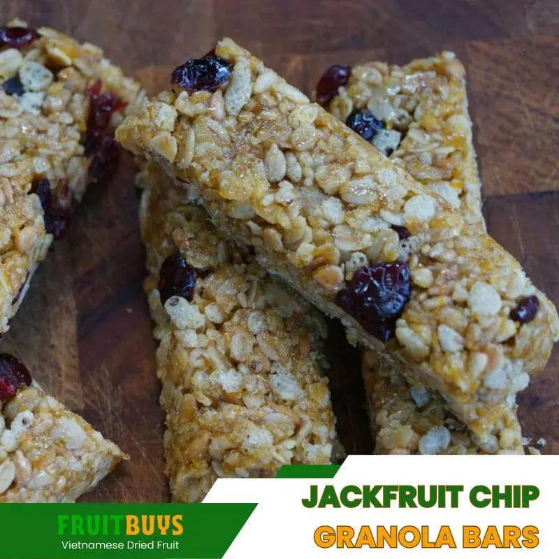 FruitBuys Vietnam Jackfruit Chip Granola Bars 231011