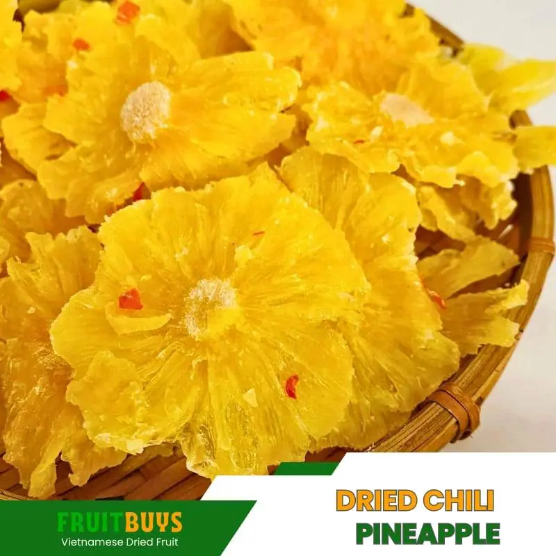 FruitBuys Vietnam Spicy Dried Chili Pineapple (2) 23112