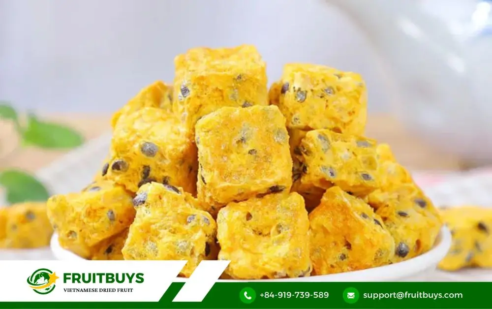 FruitBuys Vietnam 1. Sweet Tart Tropical Explosion_ Unlocking The Magic Of Freeze Dried Passion Fruit Cubes