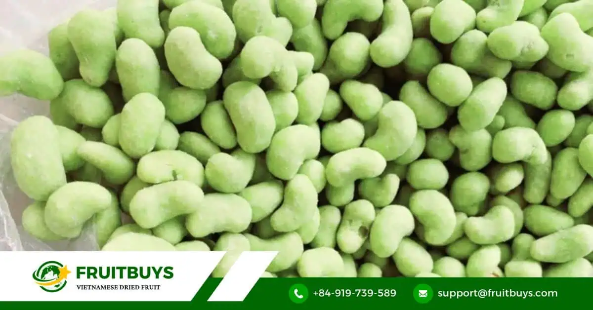 fruitbuys vietnam key features of wasabi coated cashew nuts FruitBuys Vietnam Key Features Of Wasabi Coated Cashew Nuts
