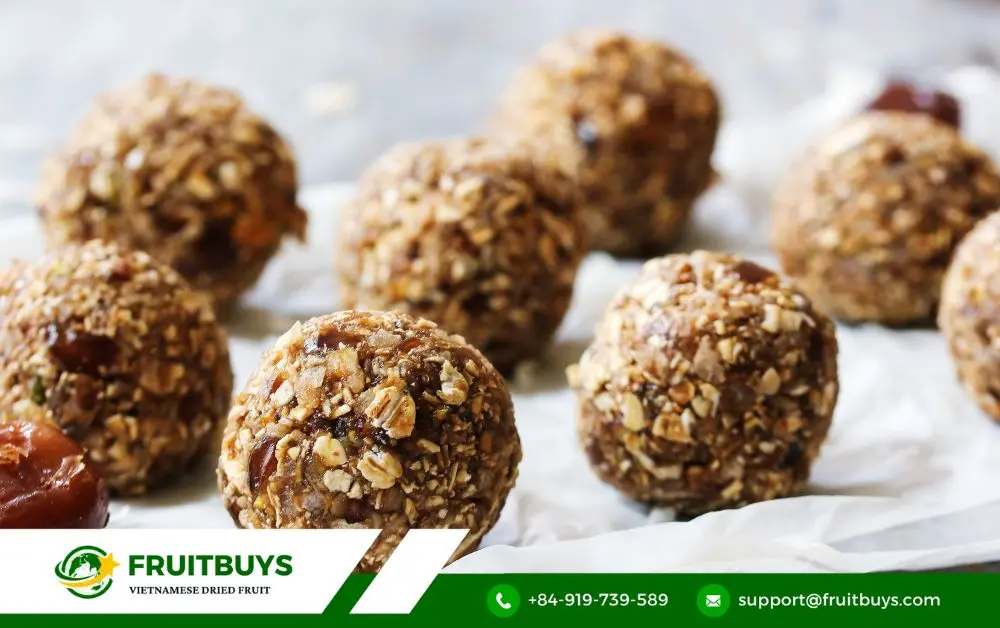 FruitBuys Vietnam Mangosteen Powder Energy Bites
