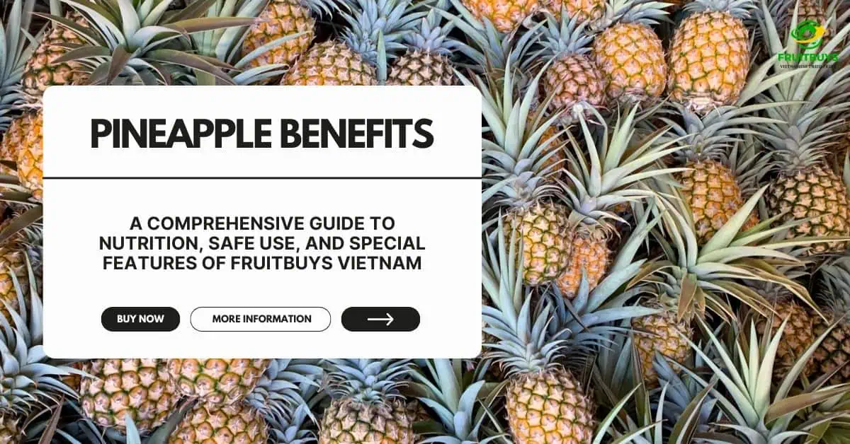 fruitbuys vietnam pineapple benefits Pineapple Benefits