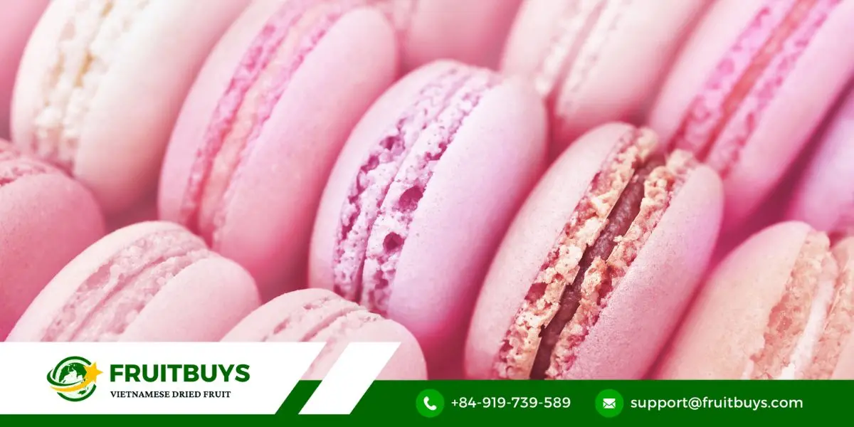 FruitBuys Vietnam Pink Dragon Fruit Macaron