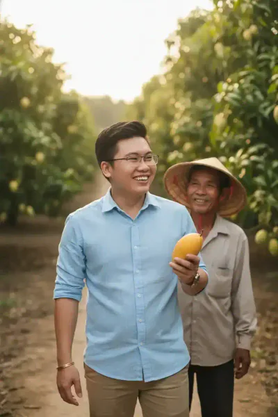 udo đang đứng giữa vườn 35345